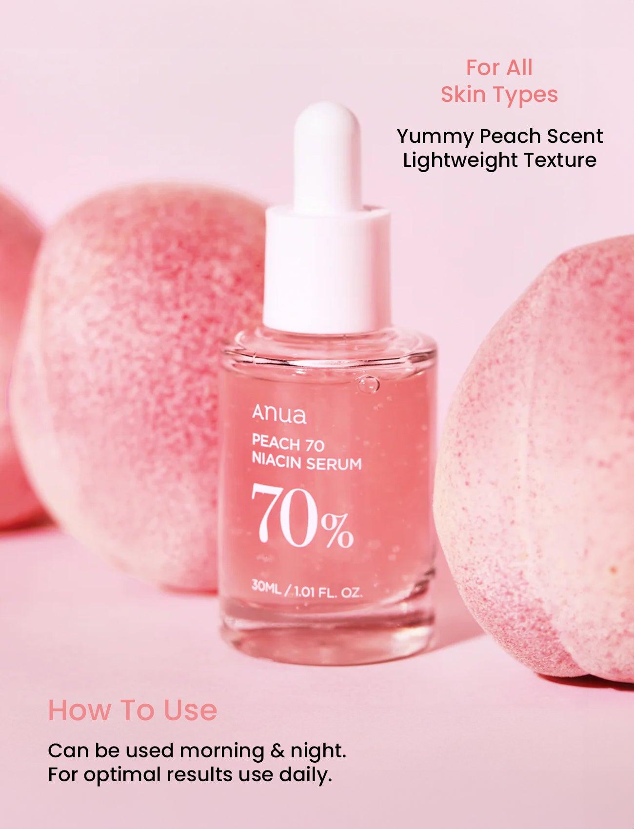 Peach 70% Niacin Serum