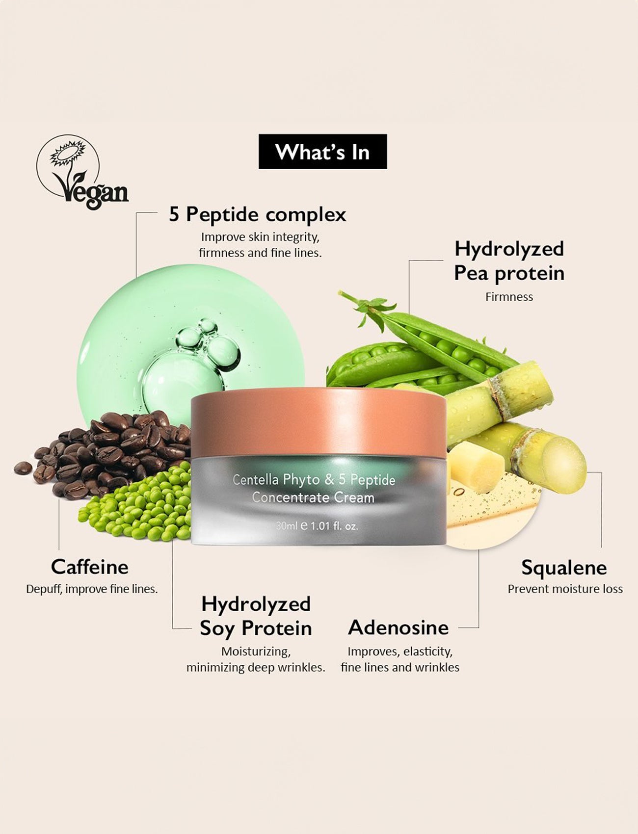 Centella Phyto & 5 Peptide Concentrate Cream