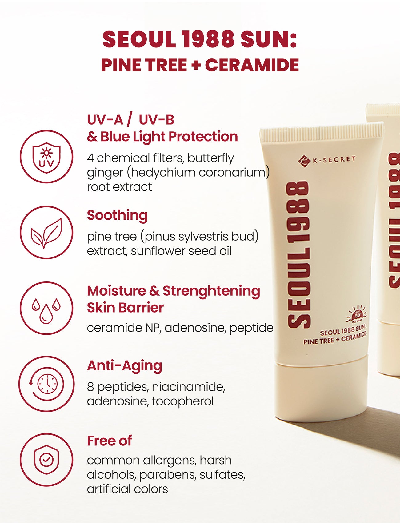 SEOUL 1988 Sun: Pine Tree + Ceramide